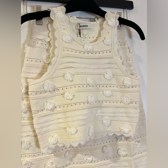 Iman Crop Top and Imanie Knit Pompom Skirt Set - Picture 3 of 12